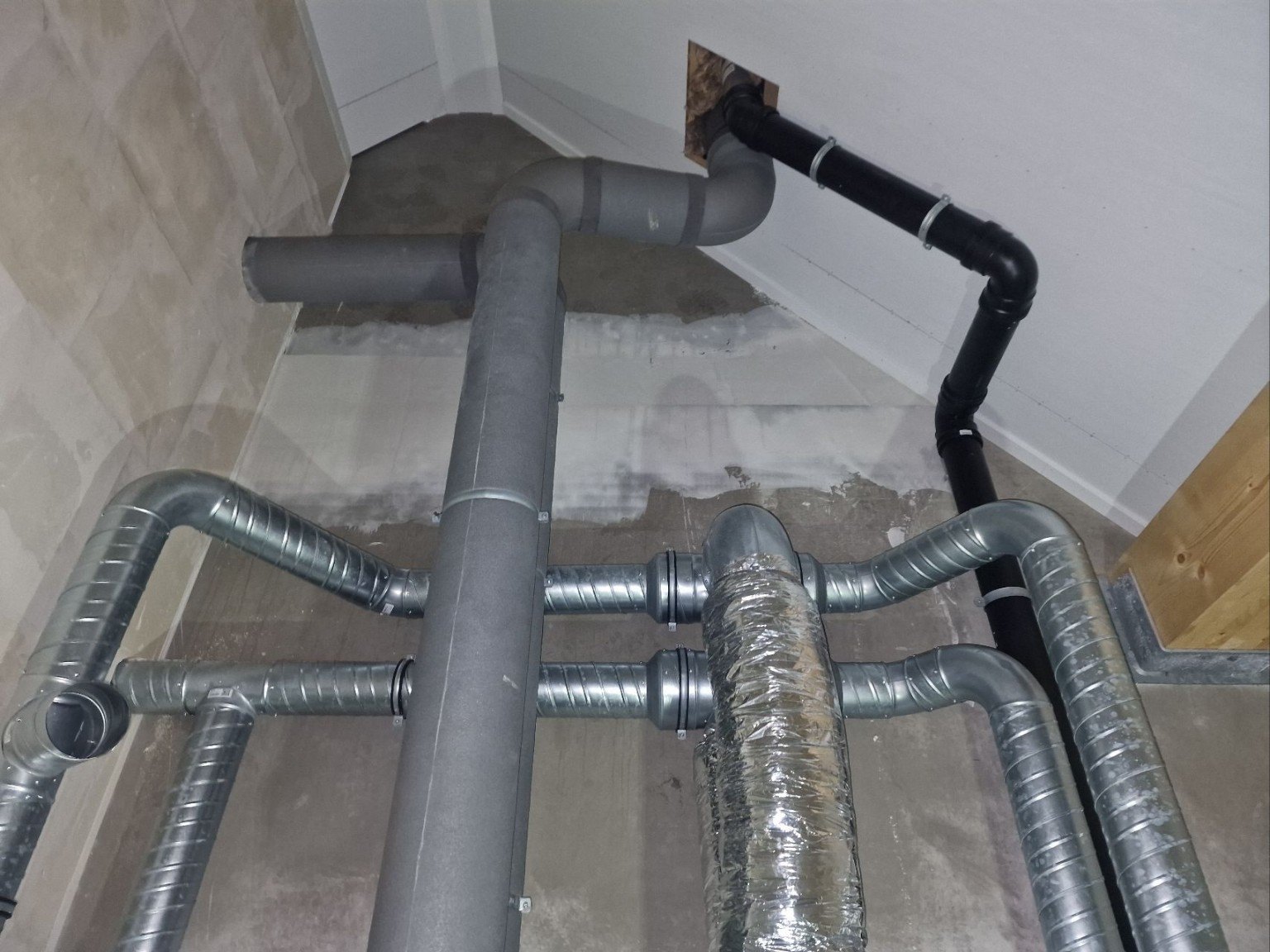 Nieuwe ventilatiekanalen installeren